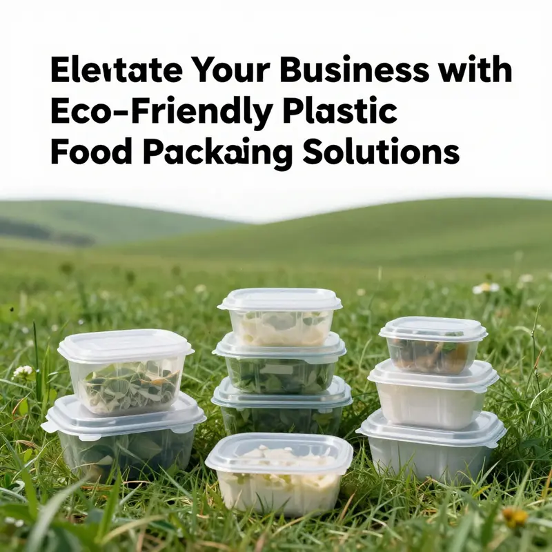 An assortment of plastic food containers ideal for diverse food service applications.