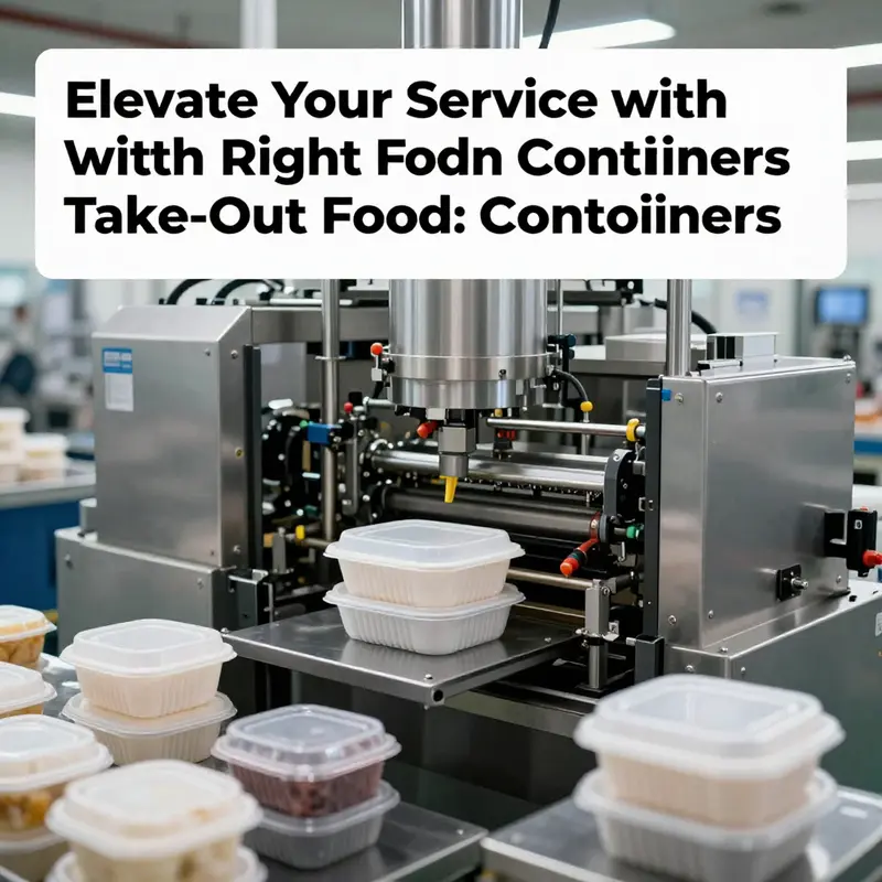 An assortment of take-out food containers showcasing different materials and types ideal for various food services.