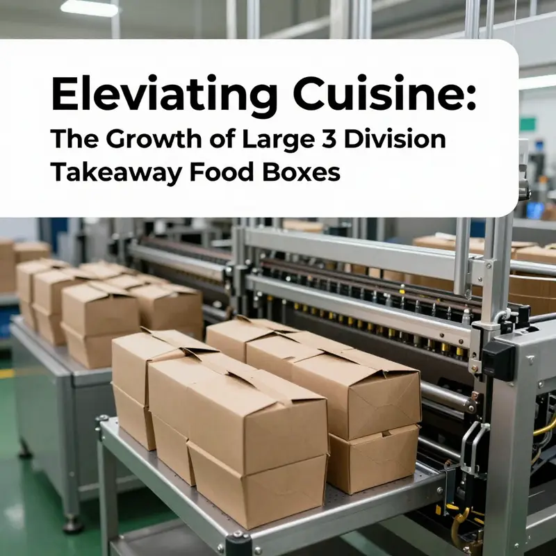 Market dynamics show the growing demand for large 3 division takeaway food boxes.