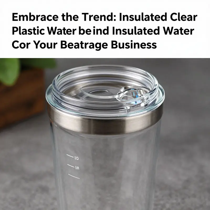 An insulated clear plastic cup displaying vibrant bubble tea, illustrating the product’s visual appeal and practicality.