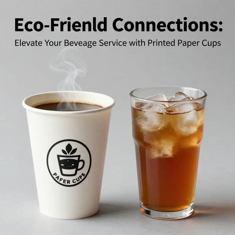 A diverse selection of customized paper cups showcasing unique branding elements.