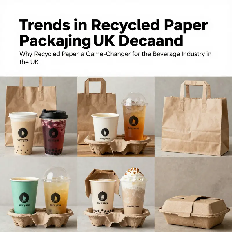 Recycled paper packaging plays a crucial role in reducing environmental impact in the beverage industry.