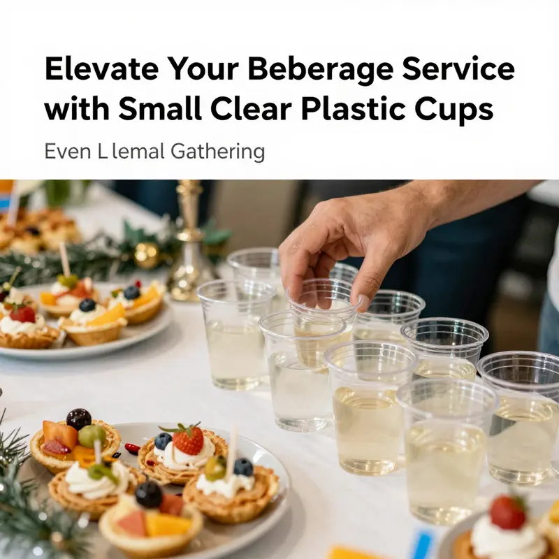 Detailed view of 7 oz clear plastic cups demonstrating their clarity and intended beverage use.
