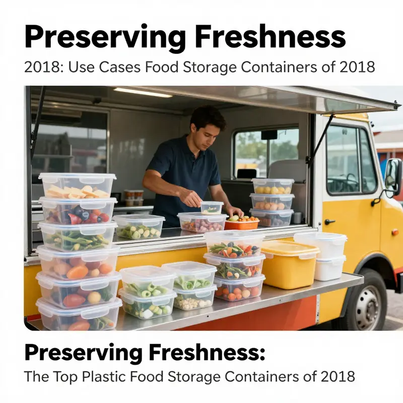 An overview of top-rated plastic food storage containers from 2018 for efficient kitchen organization.