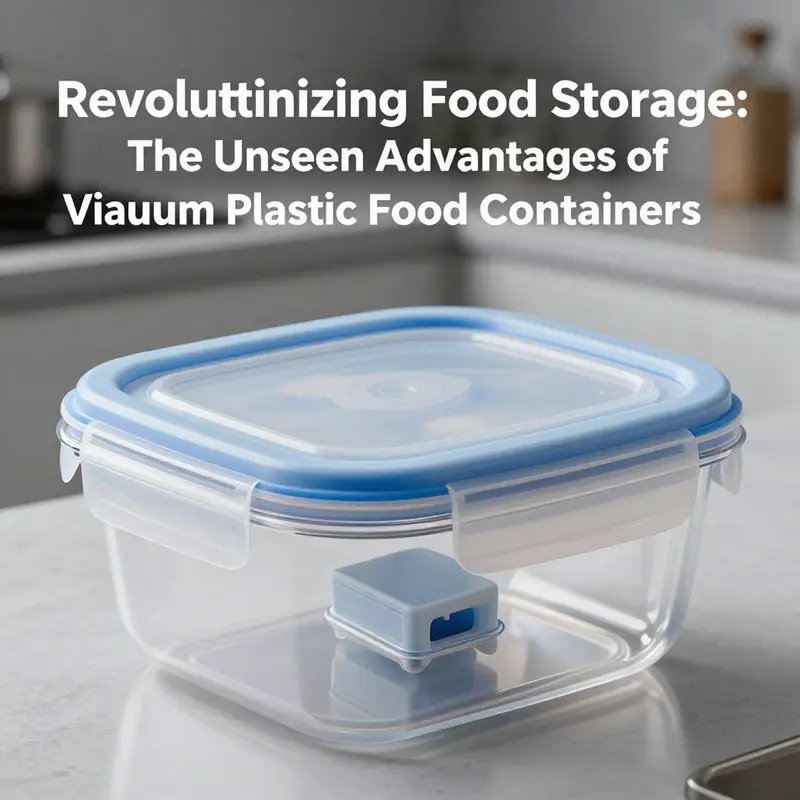 The advanced engineering of vacuum plastic food containers enhances their preservation capabilities.