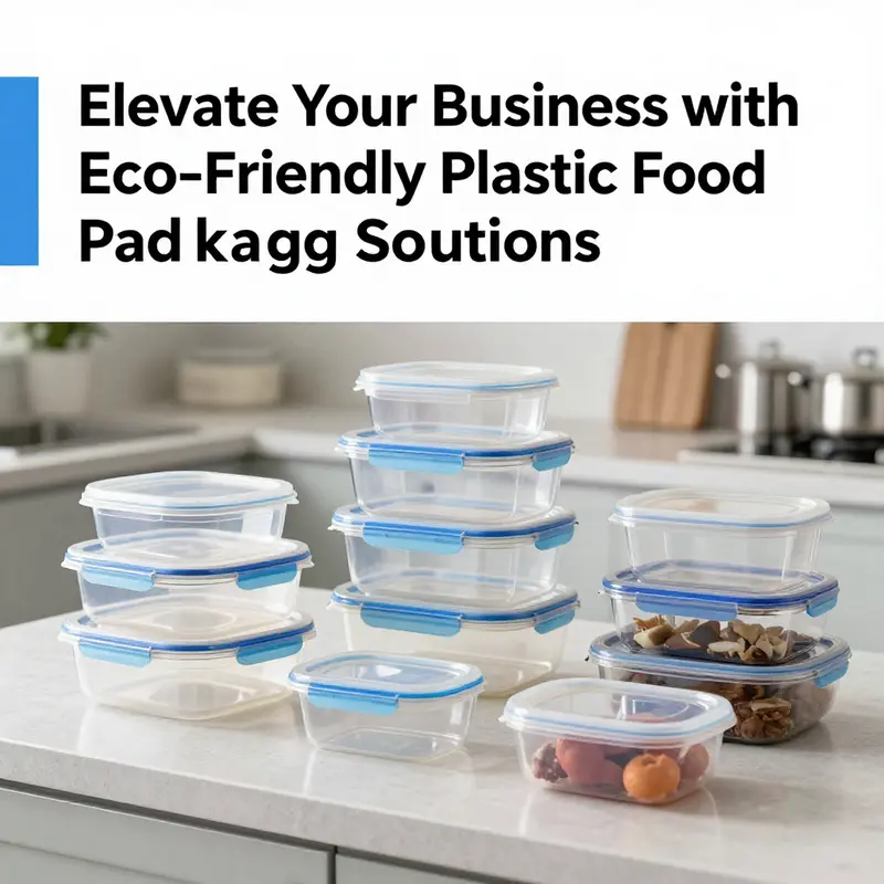 An assortment of plastic food containers ideal for diverse food service applications.
