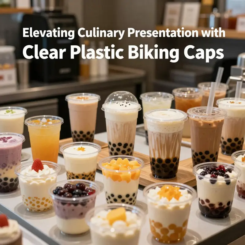 Sleek and durable clear plastic baking cups ready for culinary use.
