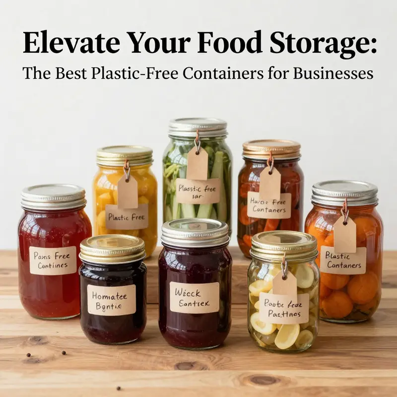 Le Parfait glass jars exemplifying freshness and safety in food storage.