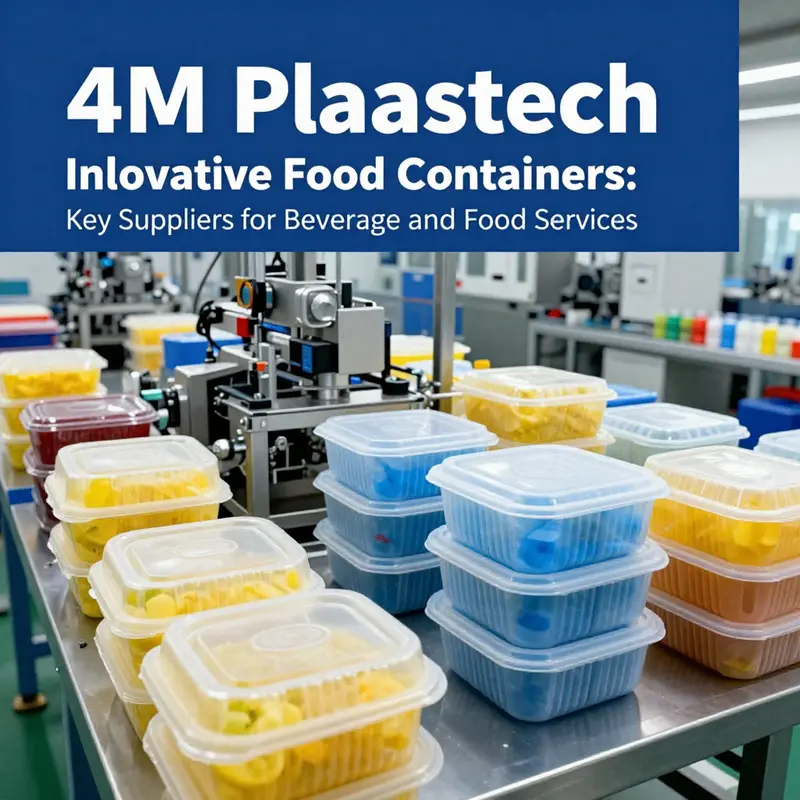 4M Plaastech’s state-of-the-art facility produces a diverse range of plastic food containers aimed at food safety.