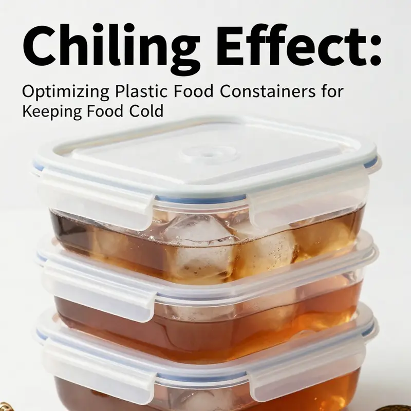 The advanced multi-layered construction of insulated plastic containers ensures exceptional cold retention.