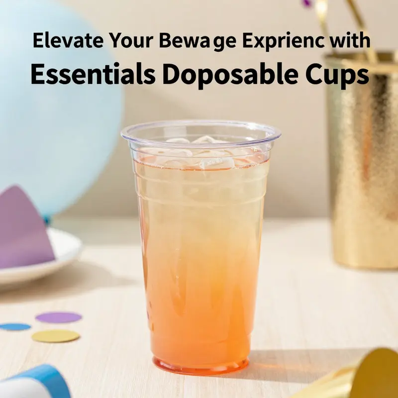 A variety of essentials disposable plastic tumblers for every occasion.