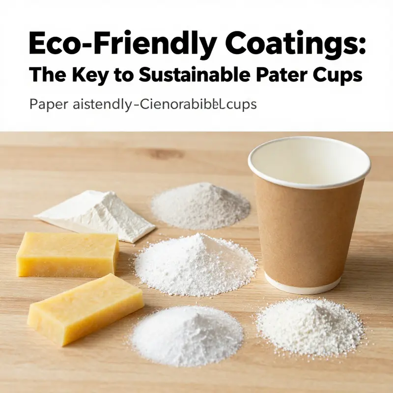 Polylactic Acid (PLA) coating provides moisture resistance to paper cups.