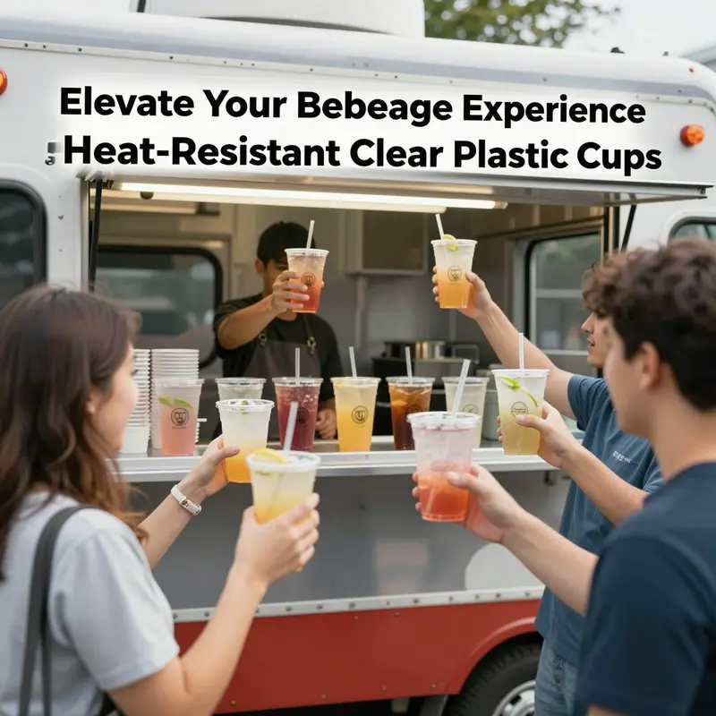 Polypropylene cups demonstrating excellent clarity and thermal stability for hot beverages.