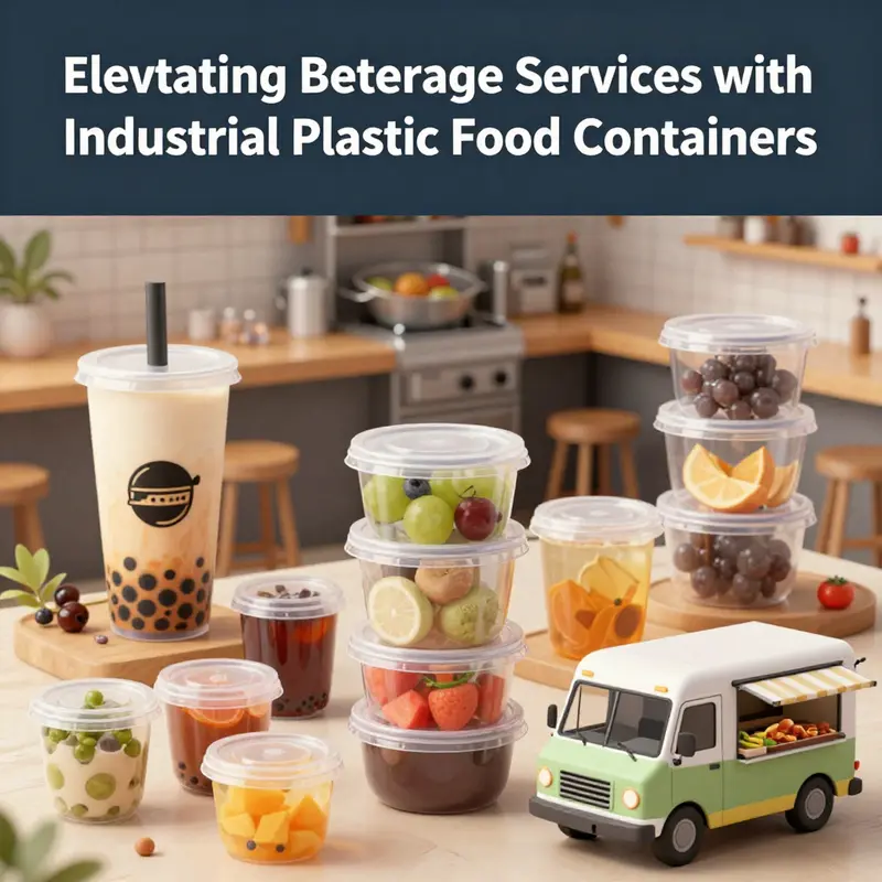 An array of industrial plastic food containers showcasing their versatility in design and material.