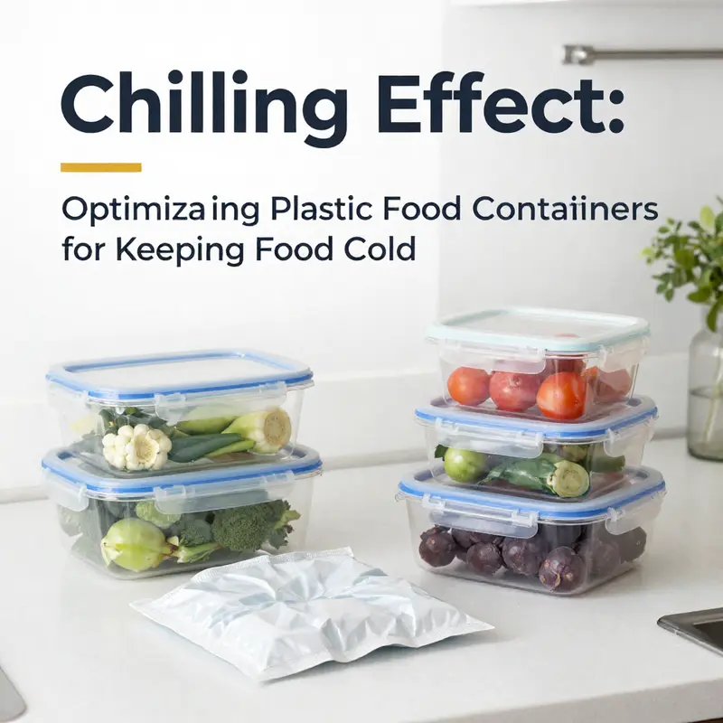 The advanced multi-layered construction of insulated plastic containers ensures exceptional cold retention.