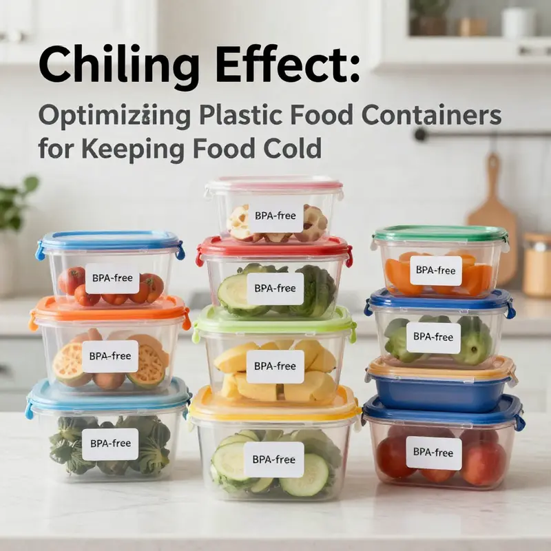 The advanced multi-layered construction of insulated plastic containers ensures exceptional cold retention.
