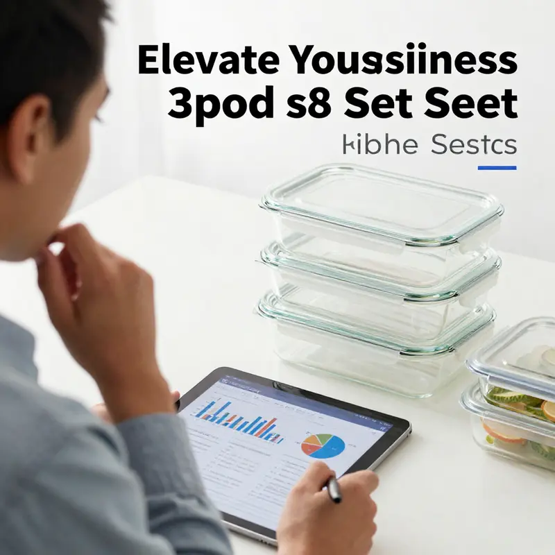 Highlighting the versatile features of 3-piece rectangle glass food container sets.