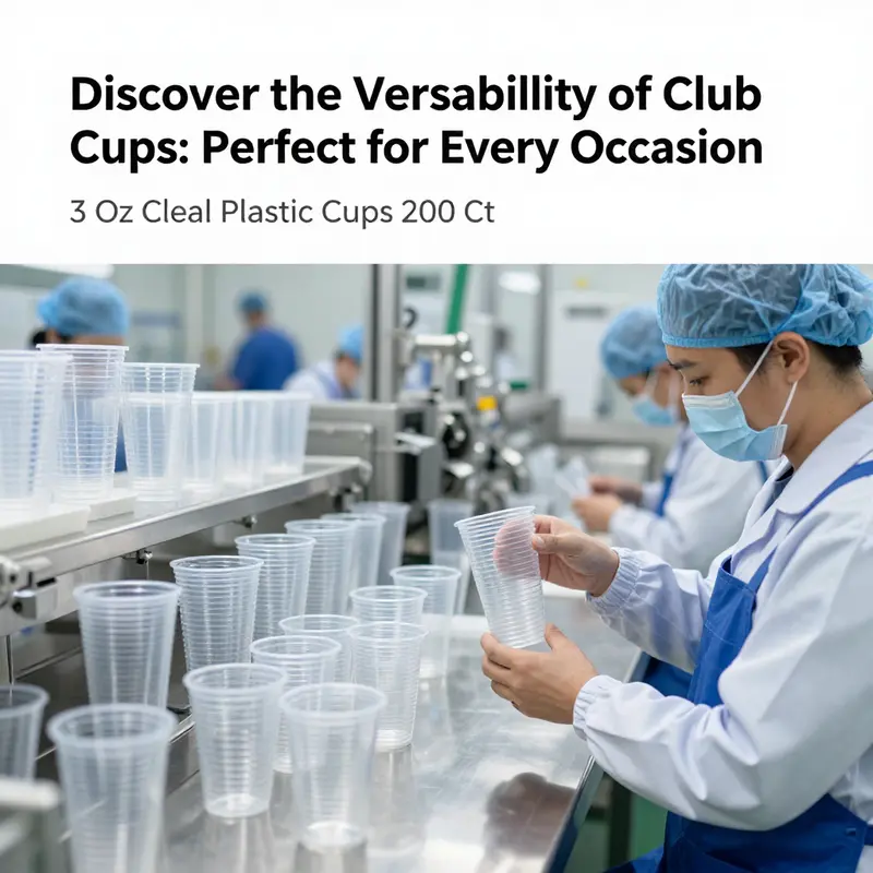 Showcasing the clarity and versatility of Club Cups in various beverage settings.