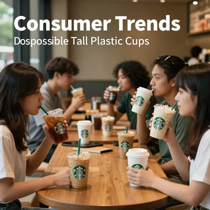The juxtaposition of discarded plastic cups against eco-friendly recycling initiatives highlights the urgent need for sustainable practices.