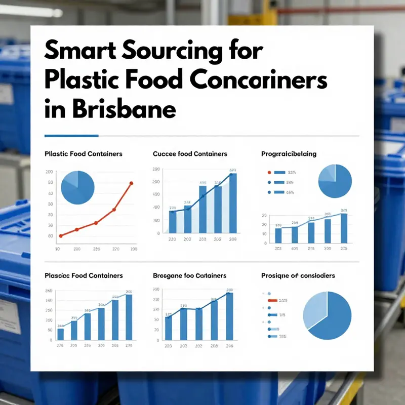 A diverse selection of plastic food containers used by Brisbane businesses highlights efficient sourcing options.
