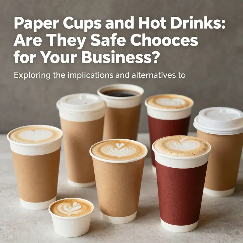 An appealing array of hot drinks in various cup types, illustrating the importance of beverage safety.