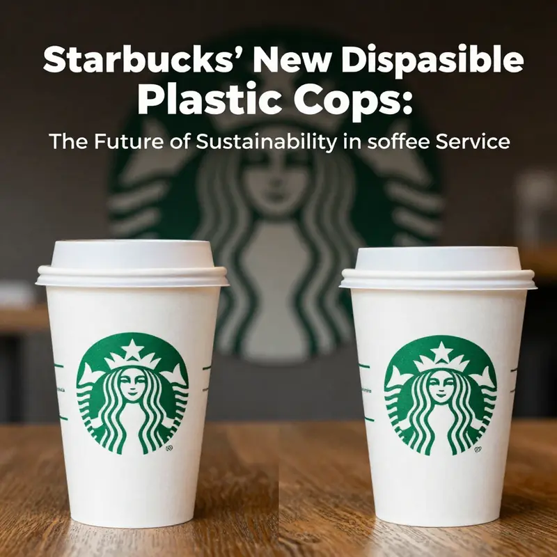 Starbucks promotes reusable options for sustainability while planning to eliminate disposable cups.