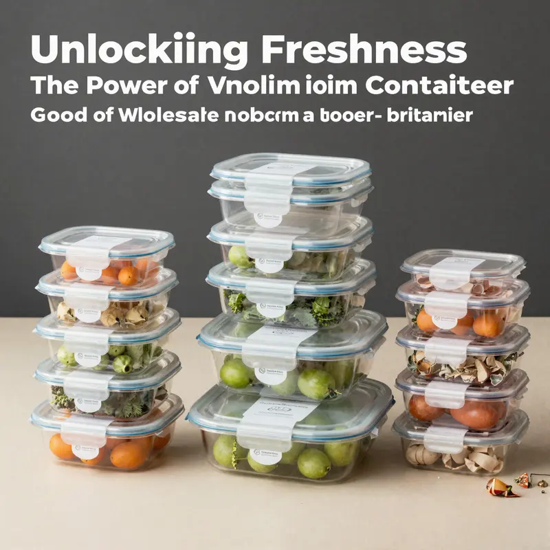 Explore the diverse materials used in vacuum food containers, highlighting their advantages and applications.