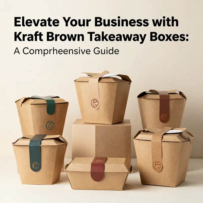 A warehouse brimming with kraft brown takeaway boxes ready for wholesale distribution.