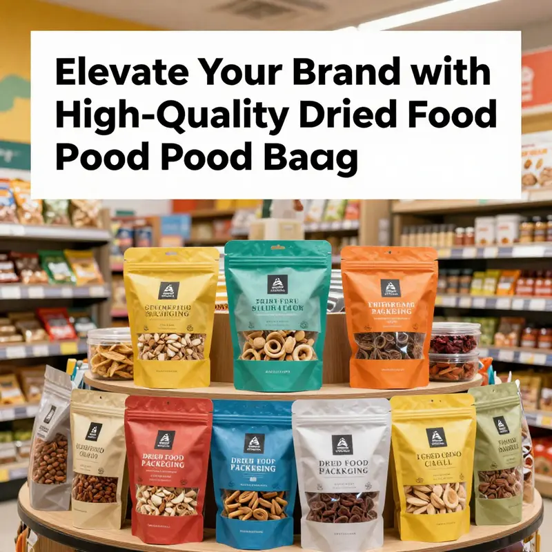 A variety of high-barrier packaging solutions designed for dried foods, ensuring lasting freshness.