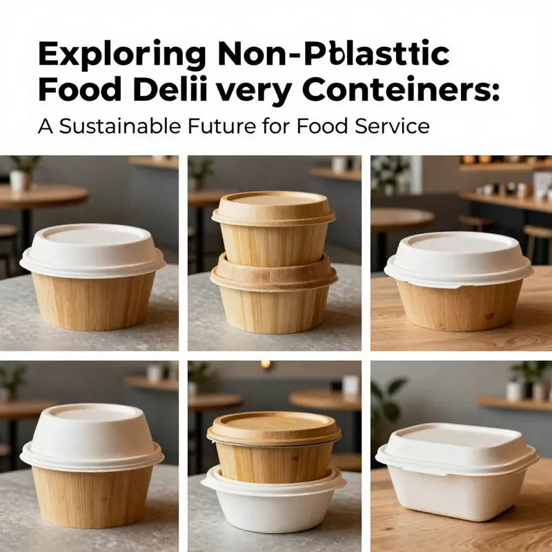 Non-plastic food containers filled with healthy meals, representing safer food choices.