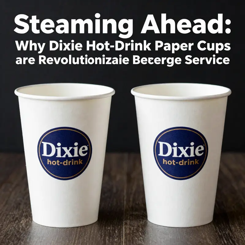 Dixie hot-drink paper cups designed for optimal temperature retention and user-friendly experience.