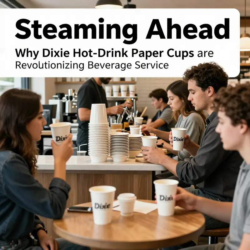 Dixie hot-drink paper cups designed for optimal temperature retention and user-friendly experience.