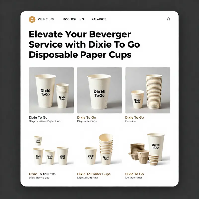 Dixie To Go Disposable Paper Cups featuring an insulated grip for comfortable handling.