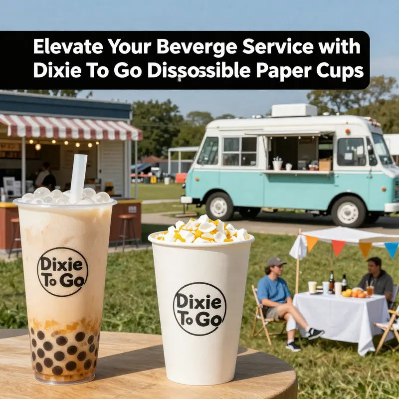 Dixie To Go Disposable Paper Cups featuring an insulated grip for comfortable handling.