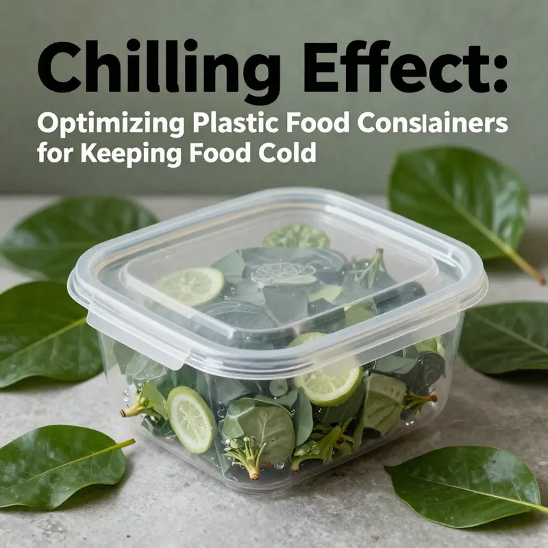 The advanced multi-layered construction of insulated plastic containers ensures exceptional cold retention.