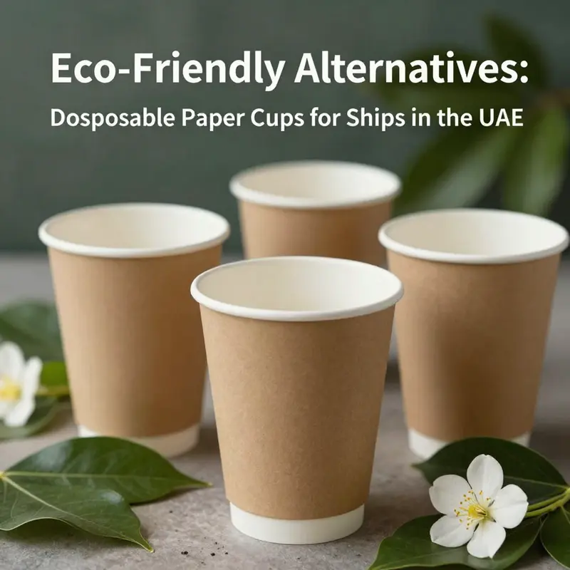 Compliant disposable paper cups are critical for service efficiency aboard ships in the UAE, under strict regulations.