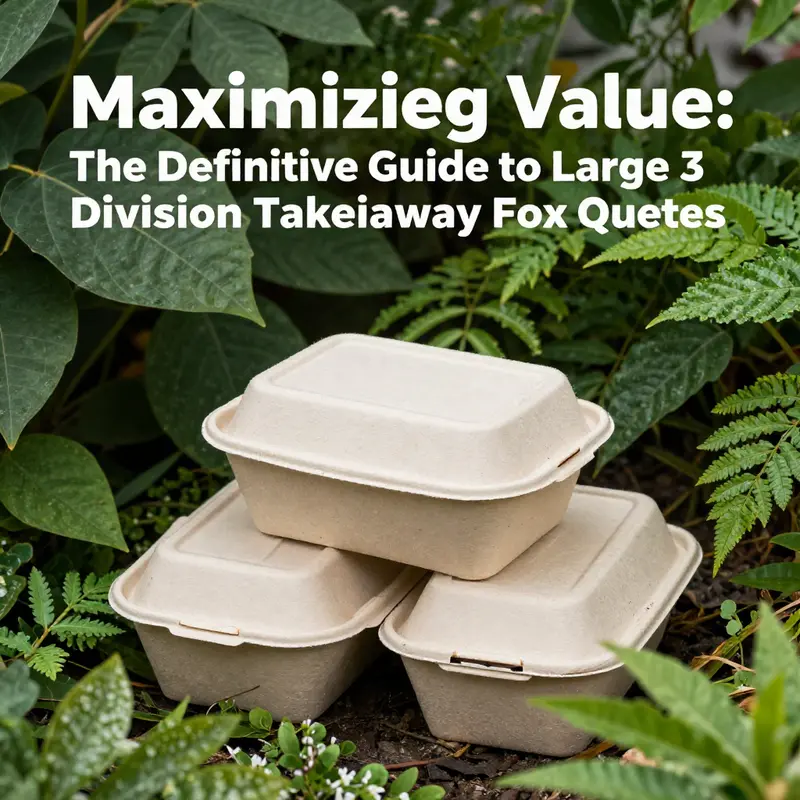 Detailed pricing analysis for large 3 division takeaway food boxes to inform purchasing decisions.