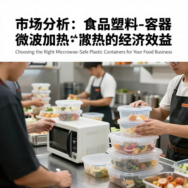 Diverse microwave-safe plastic containers labeled for safe food storage.