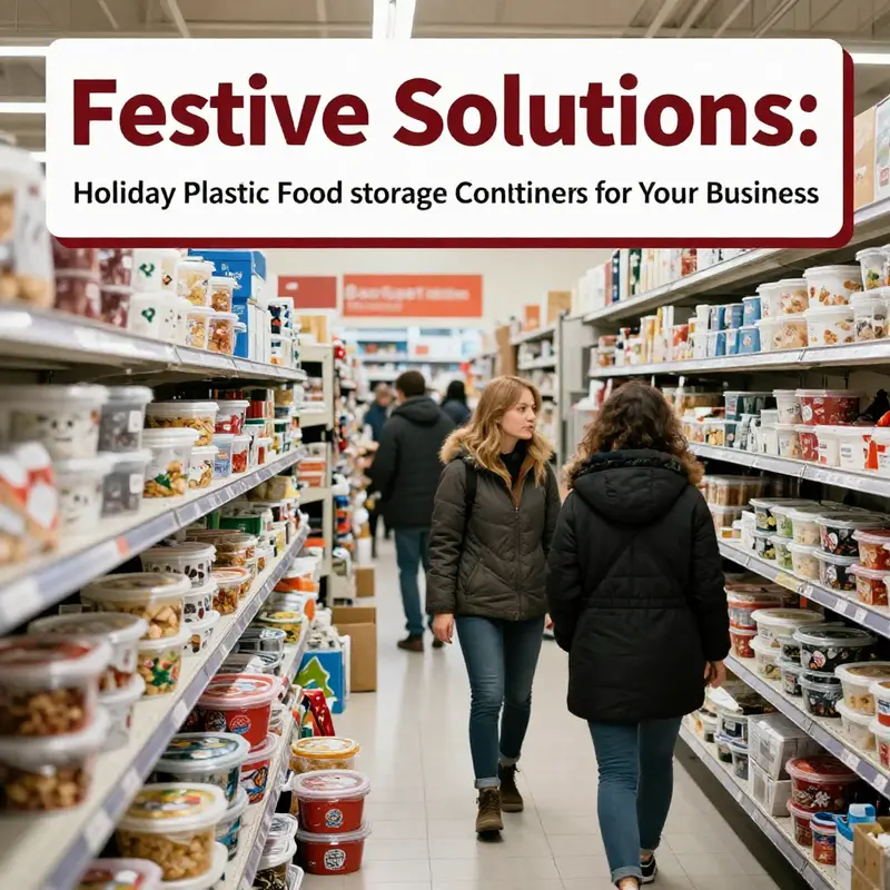 The latest design trends in holiday food storage showcase festive aesthetics.