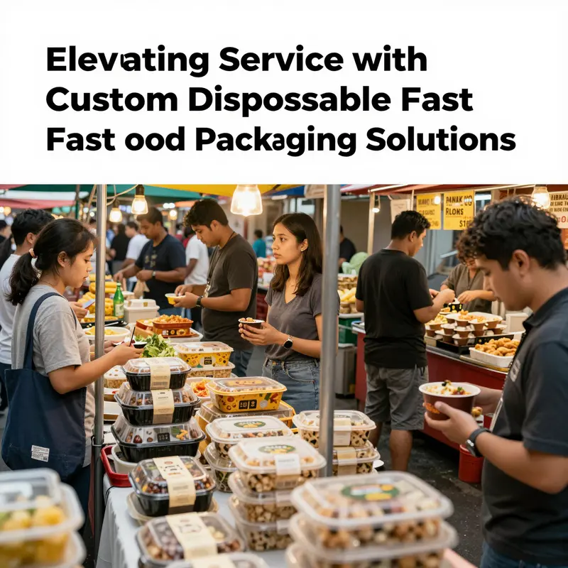 Innovative designs in custom fast food packaging highlight modern technological advancements.