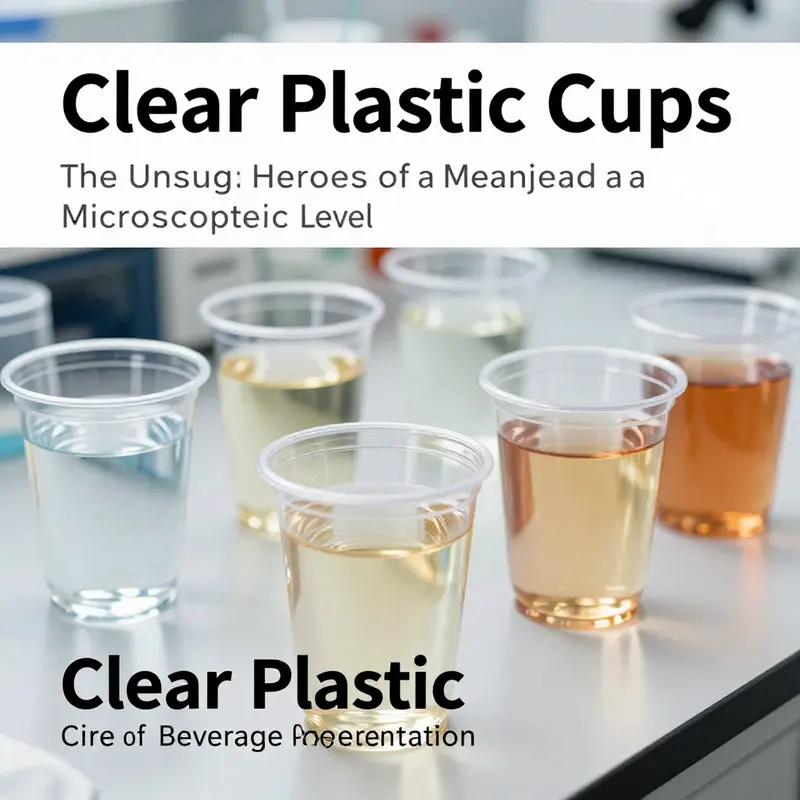 Explore the construction and properties of clear plastic cups that make them ideal for beverage service.