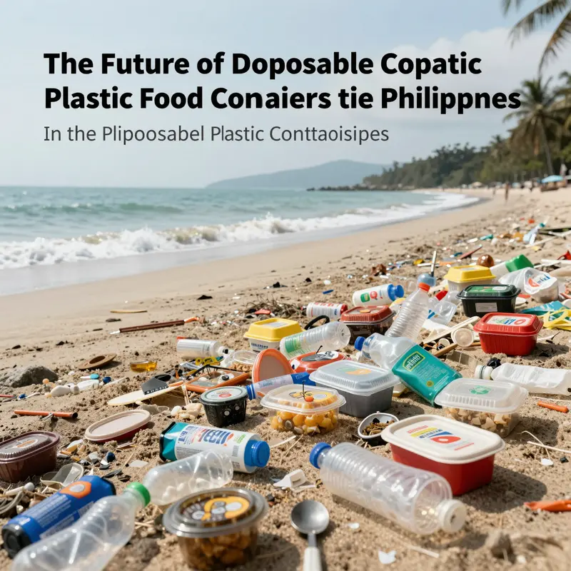 The vibrancy of Filipino food markets where disposable containers are a regular fixture in food service.