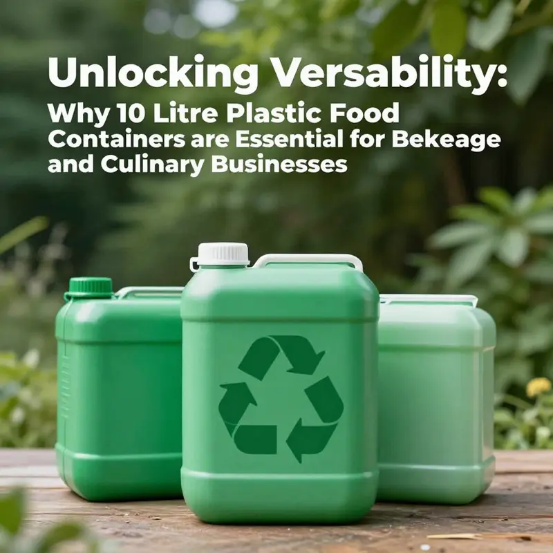 Versatile 10 litre plastic food containers showcasing their practical design features.