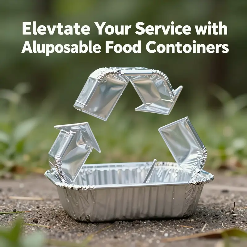 An array of aluminium disposable food containers showcasing different sizes and designs.