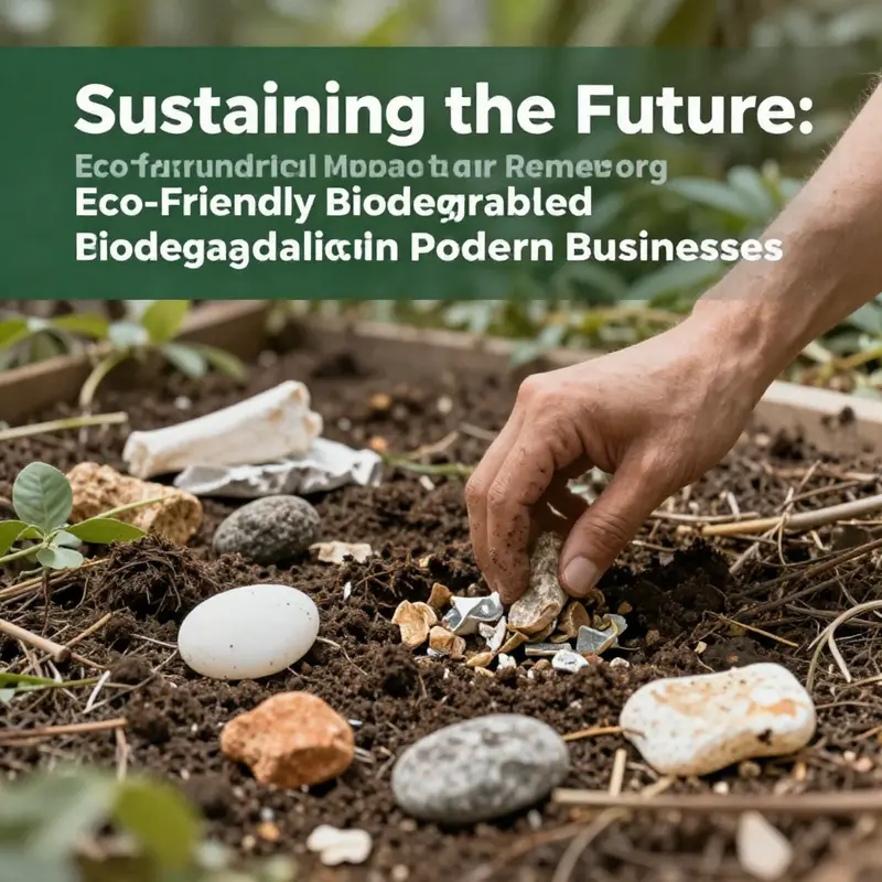 Showcase of diverse eco-friendly materials used in biodegradable food packaging.