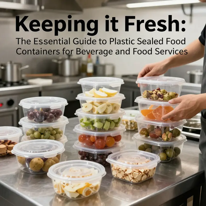 A vibrant kitchen scene featuring various plastic sealed food containers actively in use for food storage.