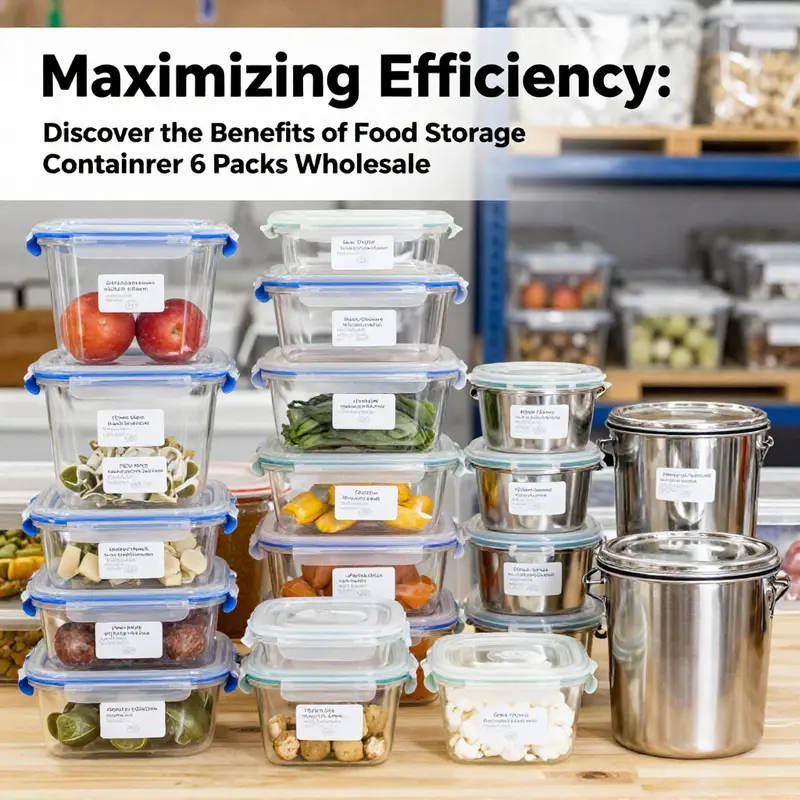 A broad selection of food storage containers highlighting market trends and consumer preferences.