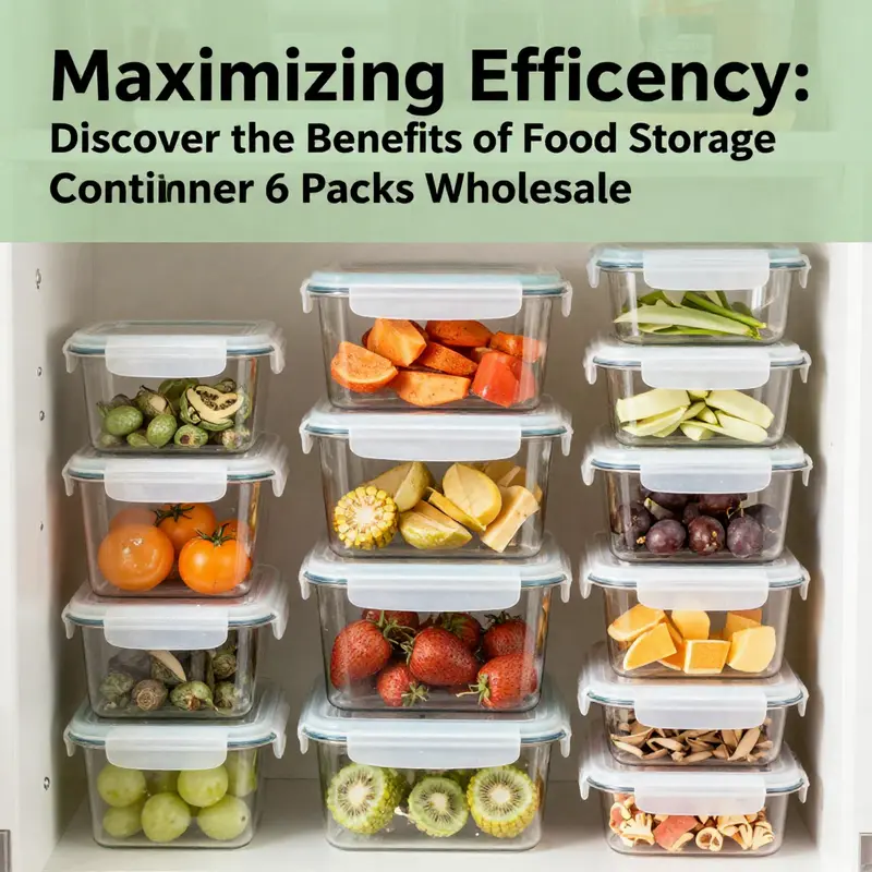 A broad selection of food storage containers highlighting market trends and consumer preferences.