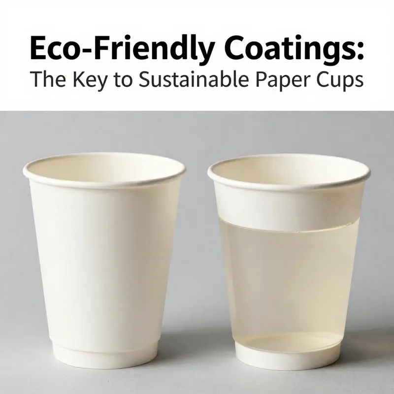 Polylactic Acid (PLA) coating provides moisture resistance to paper cups.