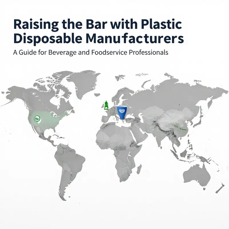 A visual representation of the global landscape of plastic disposable cup manufacturers and their market influence.